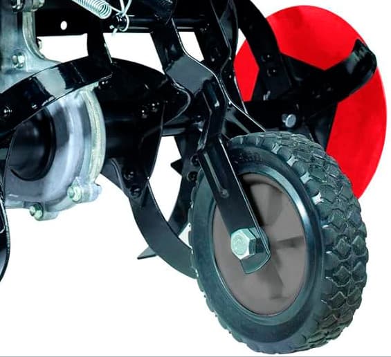 Imagen perteneciente a la galería de la reseña de la motoazada Scheppach MTE380 150cc