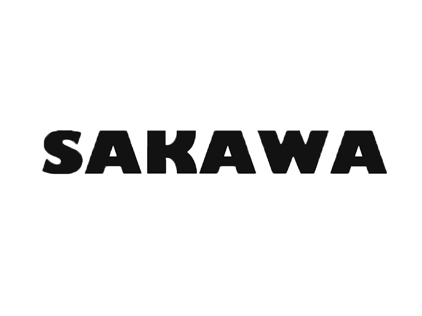 Logotipo de la marca japonesa Sakawa de motoazadas
