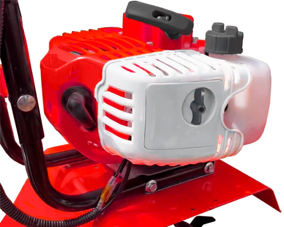 Imagen perteneciente a la galería de la reseña de la motoazada pequeña Greencut GTC130X