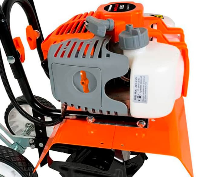 Imagen perteneciente a la galería de la reseña de la motoazada pequeña Sakawa 1G52
