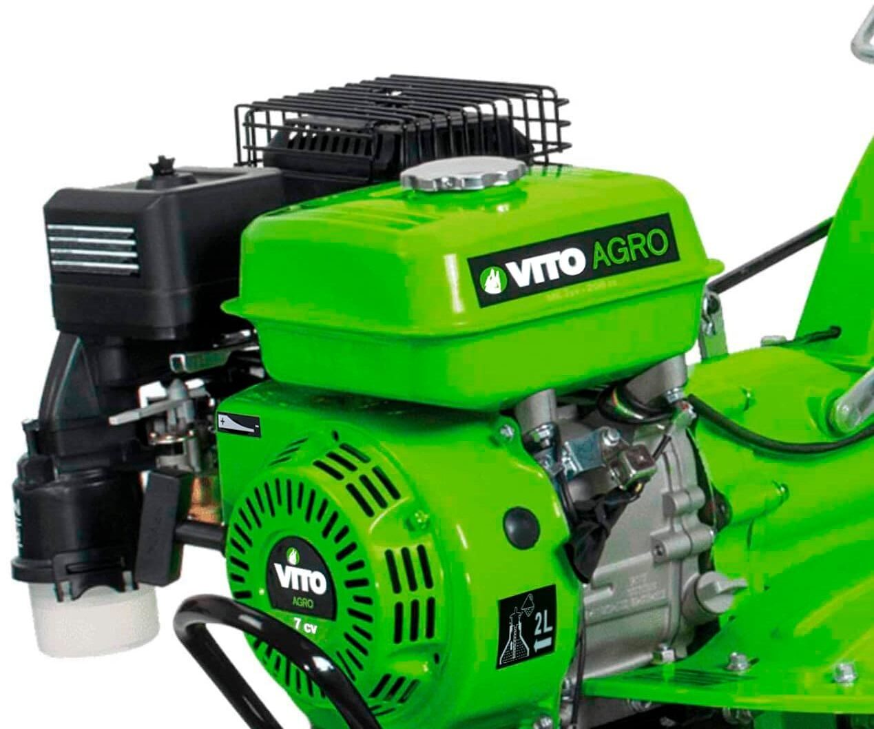 Imagen perteneciente a la galería de la reseña de la motoazada VITO VIMETD7