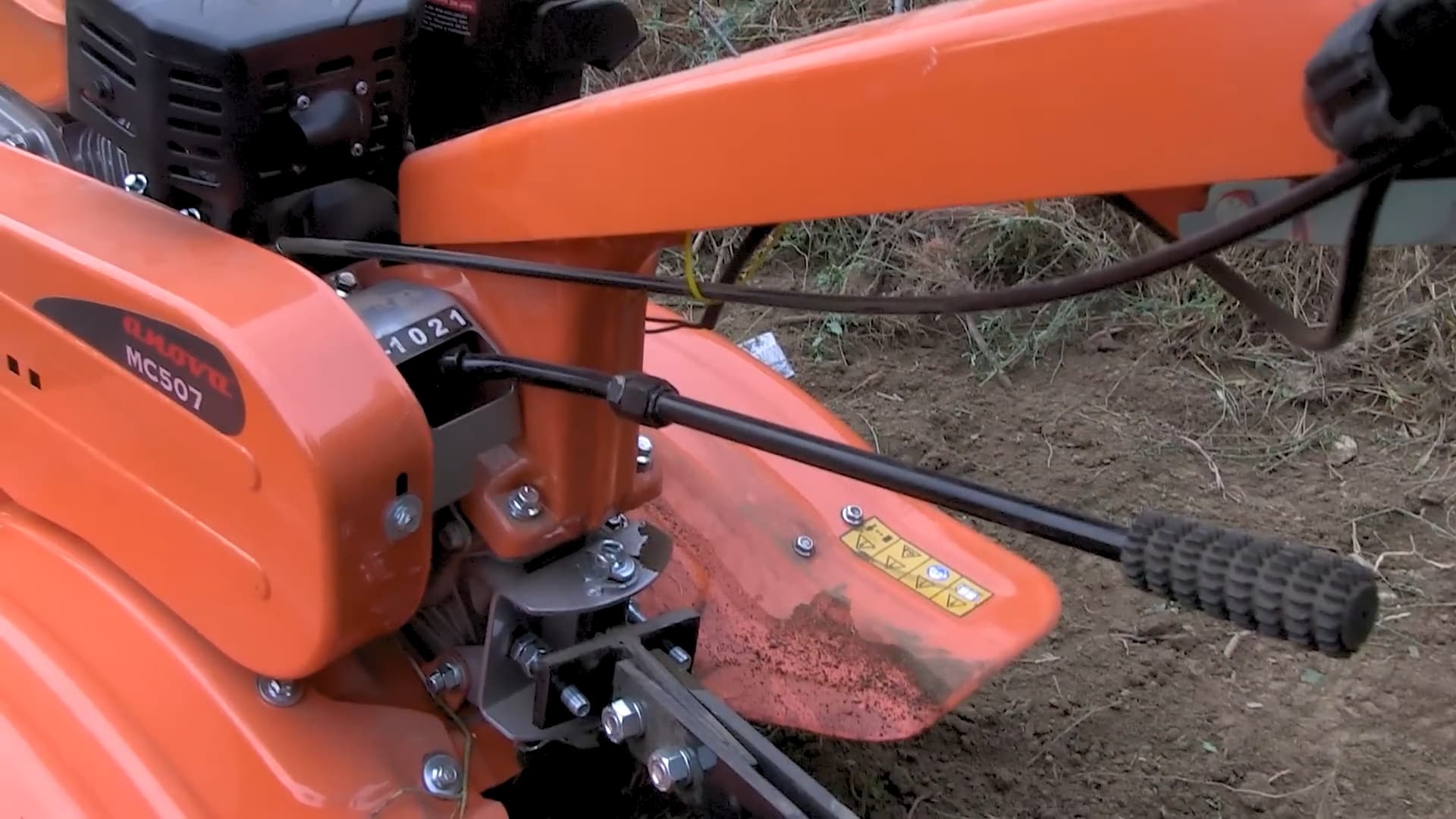 Caja de cambios de una máquina de arar moderna